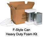 Haz Mat F-Style Can Foam Shipper Kits