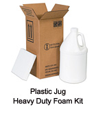 Haz Mat Plastic Jug Foam Shipper Kits