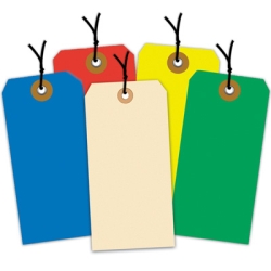 13 Pt. Shipping Tags Colors