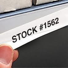 SLIP-STRIP Label Holder Strips