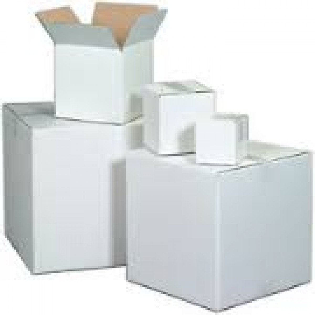 16 x 12 x 8 White Corrugated Boxes