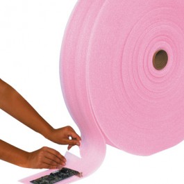 1/8" x 24" x 550'(3)  Perforated  Anti- Static  Air  Foam  Rolls