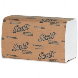 Scott®  White  Single- Fold  Towels