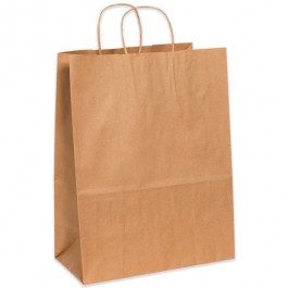 13" x 7" x 17"  Kraft Paper  Shopping  Bags