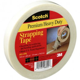 2" x 60 yds. (6  Pack)3M 893  Strapping  Tape