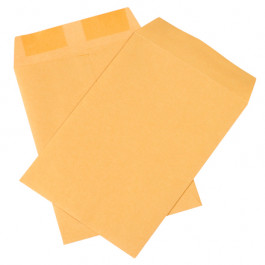 7 1/2" x 10 1/2"  Kraft Gummed  Envelopes