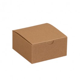 4" x 4" x 2"  Kraft Gift  Boxes