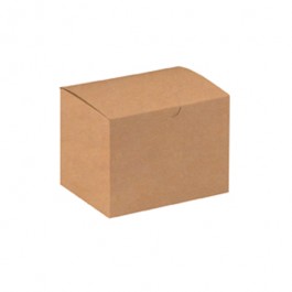 6" x 4 1/2" x 4 1/2"  Kraft Gift  Boxes