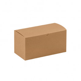 9" x 4 1/2" x 4 1/2"  Kraft Gift  Boxes