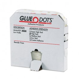 1/2" -  High  Tack  Glue  Dots® -  Low  Profile