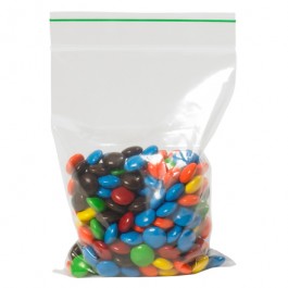 2" x 2" - 2  Mil Minigrip®  Reclosable  Green Line™  Biodegradable  Bags