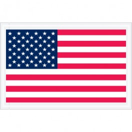5 1/4" x 8" U.S.A.  Flag  Packing  List  Envelopes