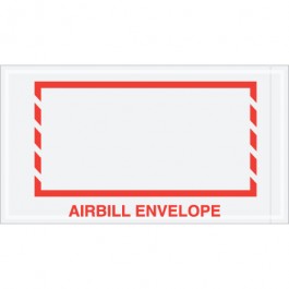 5 1/2" x 10"  Red  Border" Airbill  Envelope"  Document  Envelopes