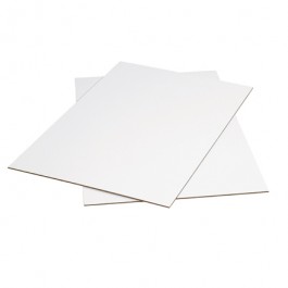 24" x 36" White  Corrugated  Sheets