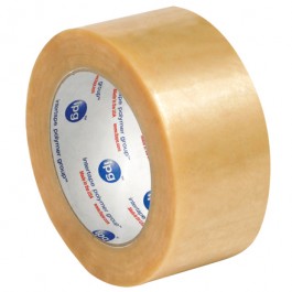 2" x 55 yds.  Clear2.2  Mil PVC  Natural  Rubber  Tape