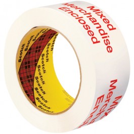 2" x 110 yds.  White3M 3775  Printed  Message  Tape