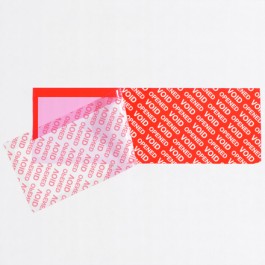 2" x 5 3/4"  Red Tape  Logic®  Security  Strips on a  Roll