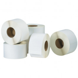 2 1/4" x 1 1/2"  White Thermal  Transfer  Labels