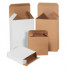 3 1/4" x 15/16" x 3 1/4" Kraft Reverse Tuck Folding Cartons