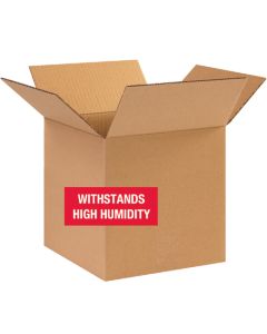 10" x 10" x 10"W5c  Weather- Resistant  Corrugated  Boxes