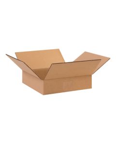 10" x 10" x 2" Flat  Corrugated  Boxes