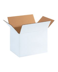 11 1/4" x 8 3/4" x 8" White  Corrugated  Boxes