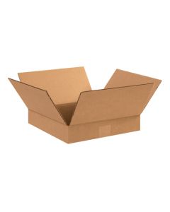 12" x 12" x 2" Flat  Corrugated  Boxes