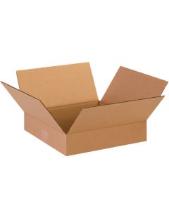 13" x 13" x 3" Flat  Corrugated  Boxes