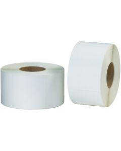 4" x 1 1/2"  White Thermal  Transfer  Labels