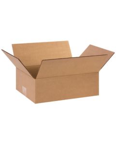 13" x 9" x 4" Flat  Corrugated  Boxes