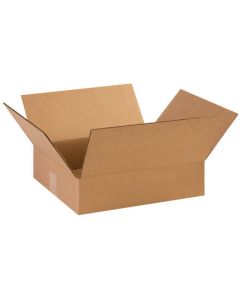 14" x 12" x 3" Flat  Corrugated  Boxes