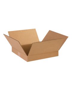 14" x 14" x 2" Flat  Corrugated  Boxes