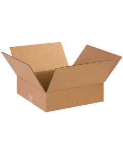 14" x 14" x 3" Flat  Corrugated  Boxes