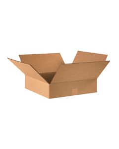 16" x 16" x 3" Flat  Corrugated  Boxes