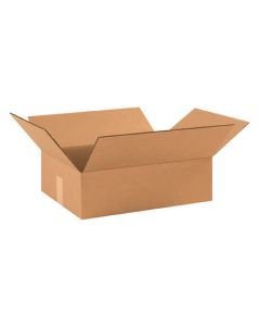 17 1/2" x 12" x 3" Flat  Corrugated  Boxes