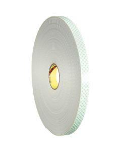 1" x 36 yds. (1  Pack)3M 4008  Double  Sided  Foam  Tape