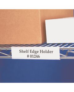 3" x 1 5/16  Angled  Wire- Rac™  Snap- On  Label  Holders