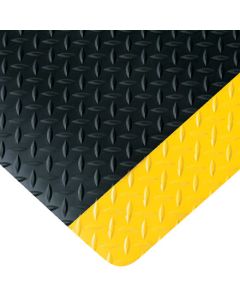 3' x 5'  Black/ Yellow Diamond  Plate  Anti- Fatigue  Mat