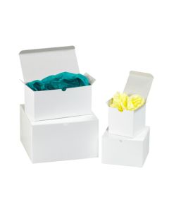 9" x 9" x 9"  White Gift  Boxes