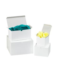 17" x 8 1/2" x 8 1/2"  White Gift  Boxes