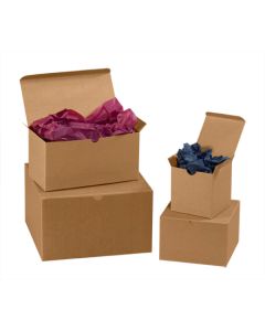 7" x 7" x 7" Kraft Gift Boxes