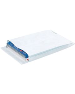 12" x 16" x 2"  White Expandable  Tyvek®  Envelopes