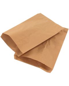 6 1/4" x 9 1/4"  Kraft Flat  Merchandise  Bags