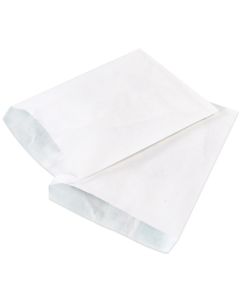 10" x 13"  White Flat  Merchandise  Bags