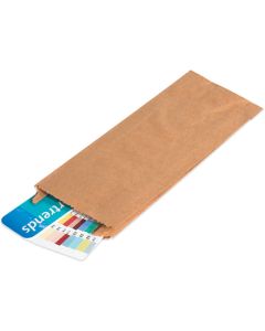 14" x 3" x 21"  Kraft Gusseted  Merchandise  Bags