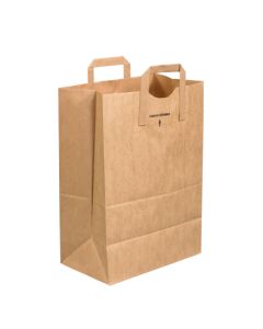 12" x 7" x 17" Flat  Handle  Grocery  Bags