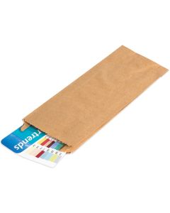 12" x 3" x 18"  Kraft Gusseted  Merchandise  Bags