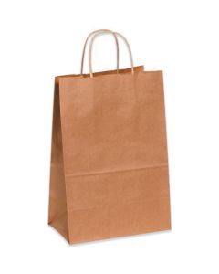 10" x 5" x 13"  Kraft Paper  Shopping  Bags