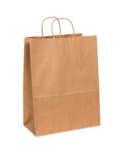 13" x 7" x 17"  Kraft Paper  Shopping  Bags