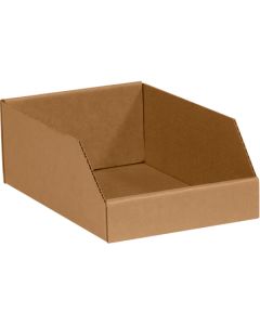 12" x 18" x 4 1/2"  Kraft Open  Top  Bin  Boxes